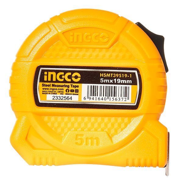 Рулетка 5 м х 19 мм INGCO Super Select HSMT39519-1 фото