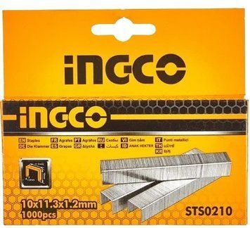 Скоби для степлера INGCO STS0210 10х1.2мм 1000шт STS0210 фото